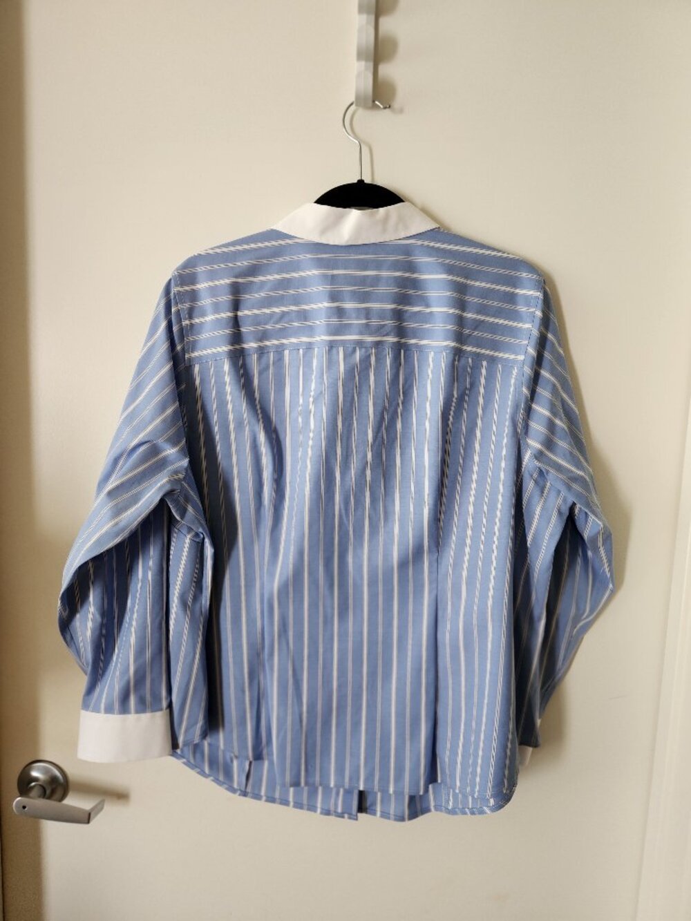 NWT Talbots Blue Striped Button Down Shirt Size 18WP - Picture 2 of 6